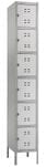 Heavy Duty Steel 6-Person 78&quotH Box Locker