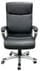 Black Leather Office Chair w/ Charcoal Accents - FREE with $5000.00