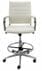 Leather Padded Mid Back Office Stool with Chrome Frame w/23