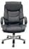 Professional 500 lbs. Capacity Black Leather Desk & Conference Chair w/ 24