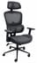 LineaForm Black Ergonomic Mesh Chair with Molded Foam Seat