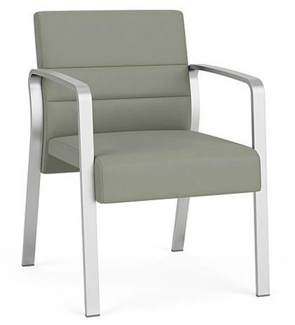 Waterfall Reception Seating Series - 400 lb. Capacity Guest Chair in Standard Fabric/Vinyl