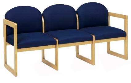 3-Seat Sofa in Standard Fabric or Vinyl