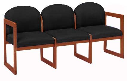 3-Seat Sofa in Upgrade Fabric or Healthcare Vinyl