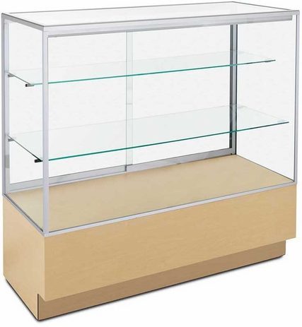 3' Width Full-Vision Merchandise Locking Display Case - Other Sizes Available