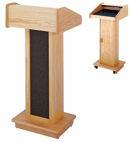 C.E.O. Solid Hardwood Lectern Without Sound System
