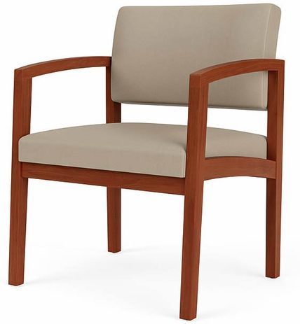 Lenox 400lb Capacity Guest Chair in Upgrade Fabric or Healthcare Vinyl