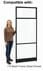 8' x 8' x 7'H Modular Office w/ Sound Absorbing PET Panels & Glass Clear Front Panels - Add On