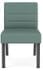 Waterfall 400 lb. Capacity Armless Guest Chair in Upgrade Fabric/Healthcare Vinyl