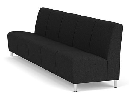 Ravenna 5 Seat Armless Sofa in Upgrade Fabric or Healthcare Vinyl