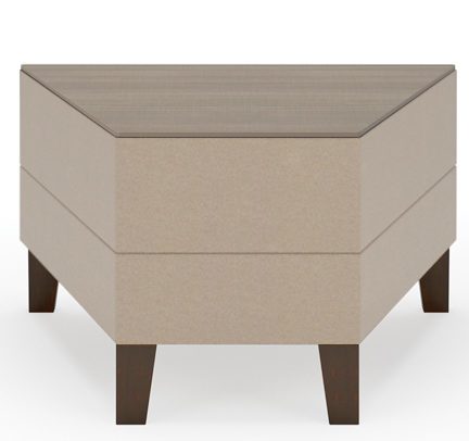 Fremont 30 Degree Wedge Table in Standard Fabric or Vinyl