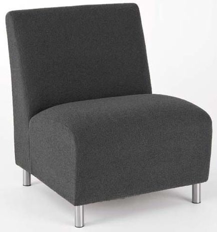 Ravenna 500 lbs Bariatric Armless Guest Chair in Standard Fabric or Vinyl