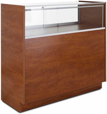 3' Width Front View Merchandise Locking Display Case - Other Sizes Available