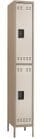 Heavy Duty Steel 78&quotH Double Tier Locker