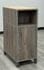 Contrasts Rustic Tall Freestanding Box/Box/File Pedestal With Open Storage