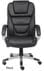 Contoured LeatherPlus Office Chair in Black