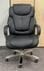 Big and Tall 500 lbs. Capacity Black Leather Deep Cushion Desk Chair