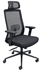 Linear Mesh Black Ergonomic Chair with Headrest