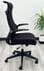 Mesh High Back Desk Chair with Flip Up Arms and Cloth Seat