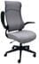 Mesh High Back Desk Chair with Flip Up Arms and Cloth Seat