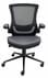 Mesh Office Chair with Vinyl Seat and Flip Up Arms