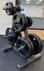 335-Pound Rubber Grip Weight Plate Set with Storage Rack