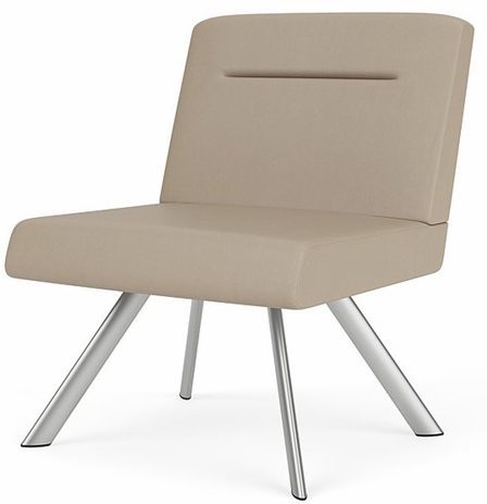 Willow 600 lb. Cap. Armless Bariatric Chair in Upgrade Fabric/Healthcare Vinyl