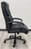 400 lbs. Cap. Cowhide Leather Executive Chair with Diamond Stitching in Black