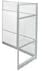 6' Long White Office Panel Wall Set with 36