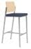Avon Bar Height Cafe Stool w/ Plywood Back & Upholstered Seat in Upgrade Fabric or Healthcare Vinyl