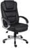 Contoured LeatherPlus Office Chair in Black