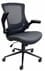 Mesh Office Chair with Vinyl Seat and Flip Up Arms