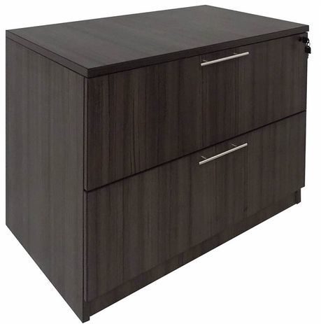 Charcoal 2-Drawer Lateral File