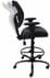 Antimicrobial Vinyl 24/7 400  lb. Cap. Drafting Stool - 26