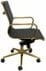 Gold Series Modern Classic Black Leather Mid Back Office Chair - FREE with $5000.00