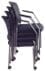 Titanium Finish Stackable Visitors Chair with Arms