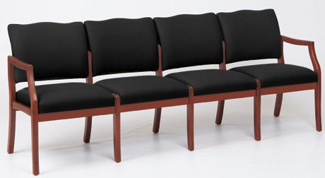 Franklin 4 Seat Sofa in Upgrade Fabric or Healthcare Vinyl