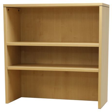 Maple Lateral File/Storage Cabinet Bookcase Hutch
