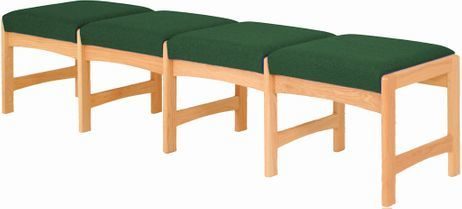 Oak Value Series 400 lb. Capacity Quadruple Bench