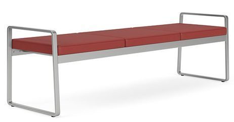 Gansett 3-Seat Bench in Standard Fabric/Vinyl