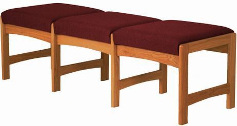 Oak Value Series 400 lb. Capacity Triple Bench