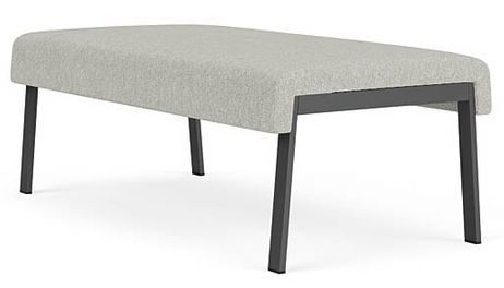Waterfall 2-Seat Bench in Upgrade Fabric/Healthcare Vinyl