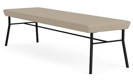 Mystic 3 Seat Bench in Upgrade Fabric or Healthcare Vinyl