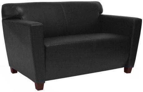 Black Leather 2-Seater