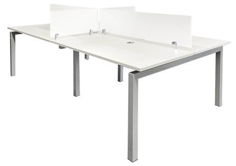 4-Person Benching Workstation w/ 48