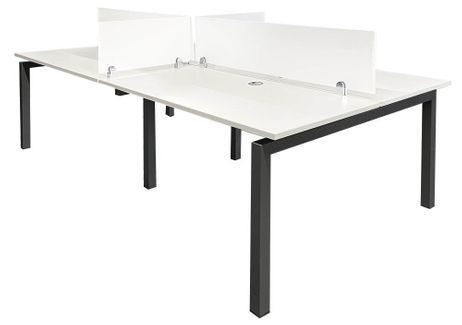 4-Person Benching Workstation w/ 48