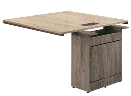 4' Contrasts Rustic Conference Table Adder Section