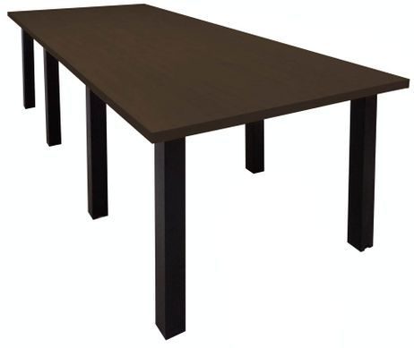 9' x 4' Conference Table w/Square Post Legs