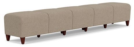 Siena 5 Seat Bench in Standard Fabric or Vinyl