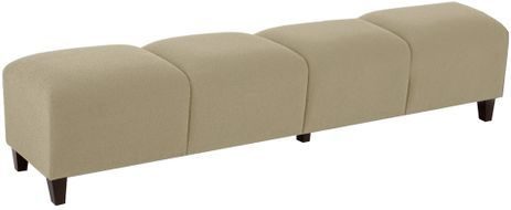 Siena 4 Seat Bench in Standard Fabric or Vinyl